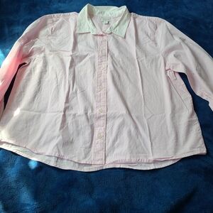 J. Crew Light Pink Women Button-Down Shirt